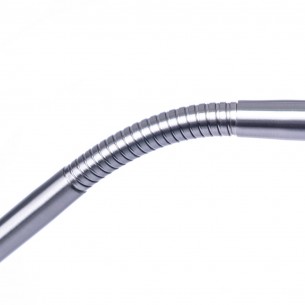 Slimline 4 Brushed Steel Floor Lamp