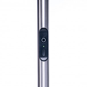 Slimline 4 Brushed Steel Floor Lamp