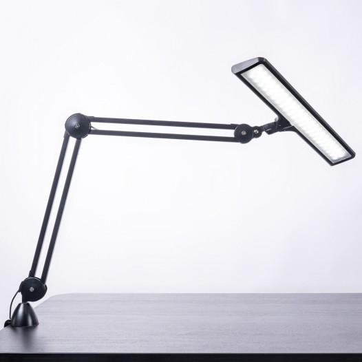 Lumi Satin Black Table Lamp