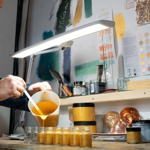 Lumi White Table Lamp