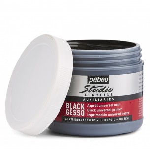 Studio Acrylics Black Gesso (500ml) Studio Acrylics Black Gesso (500ml)