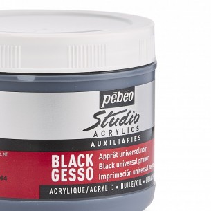 Studio Acrylics Black Gesso (500ml) Studio Acrylics Black Gesso (500ml)