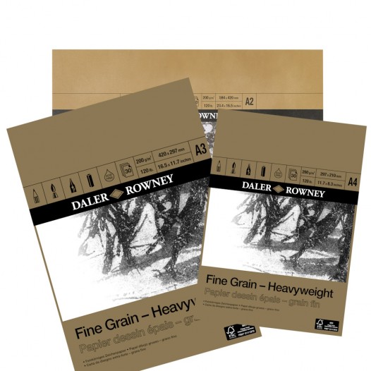 Daler Rowney Fine Grain-Drawing Eco Paper Çizim Defteri 120g 30 Yaprak A4 - Dale
