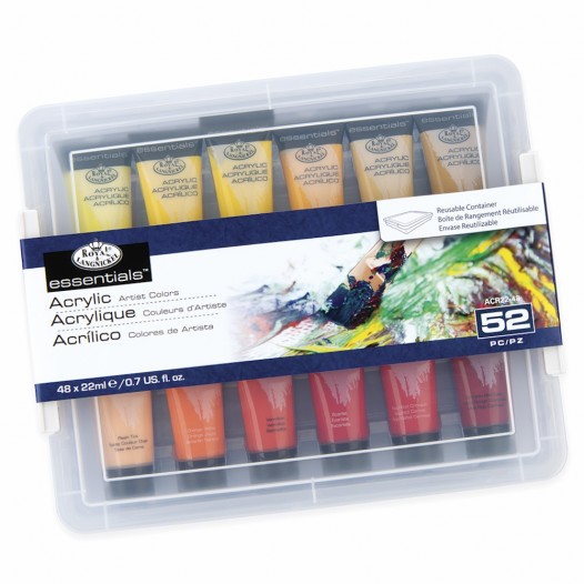 Essentials Acrylics Storage Box (52pc)