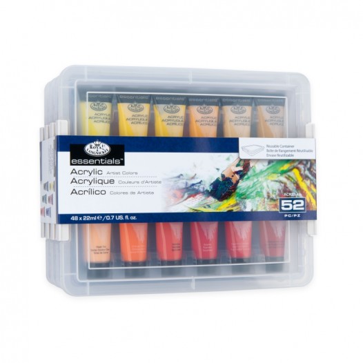 Essentials Acrylics Storage Box (52pc)