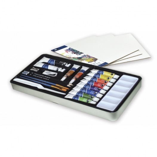 Essentials Acrylics Assorted Tin (24pc)