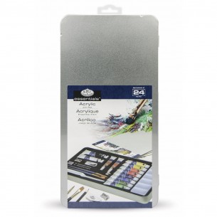 Essentials Acrylics Assorted Tin (24pc)