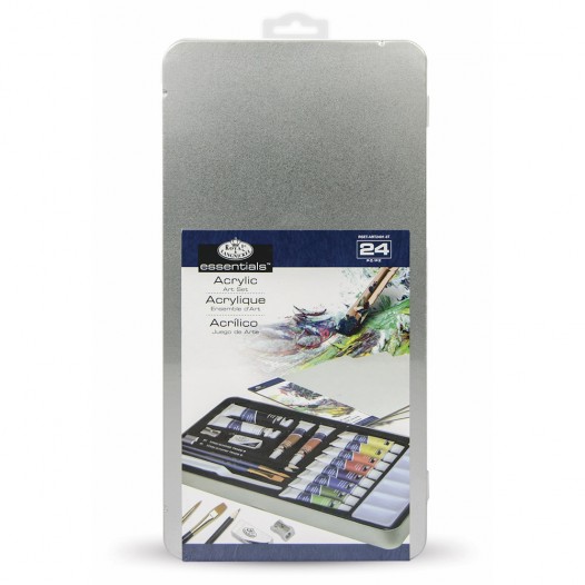 Essentials Acrylics Assorted Tin (24pc)