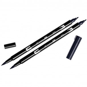ABT Dual Brush Pen Black Twin Pack ABT Dual Brush Pen Black Twin Pack
