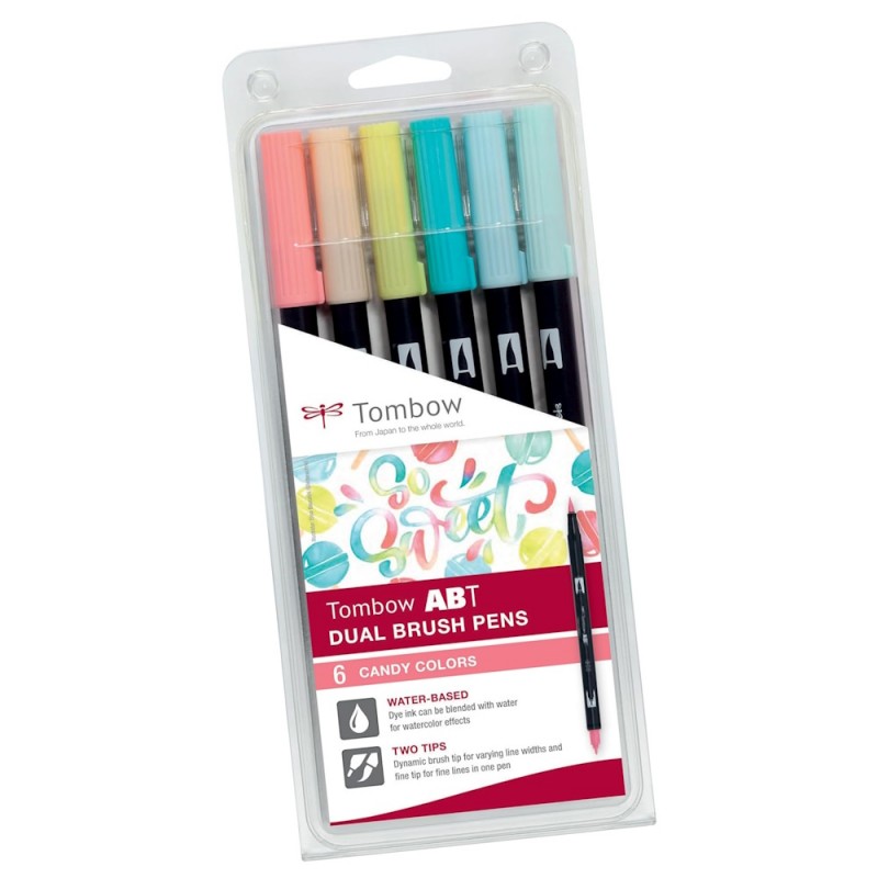ABT Dual Brush Pen Candy Wallet (6pc)