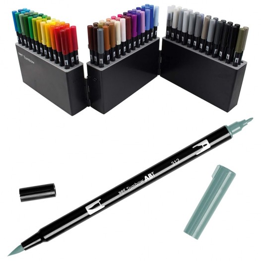 ABT Dual Brush Pen Complete Case (108pc)