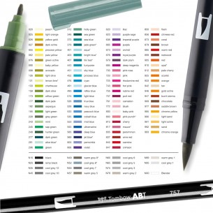 ABT Dual Brush Pen Complete Case (108pc)
