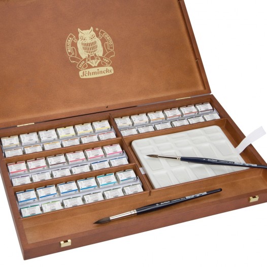 HORADAM Aquarell Premium Wood Box