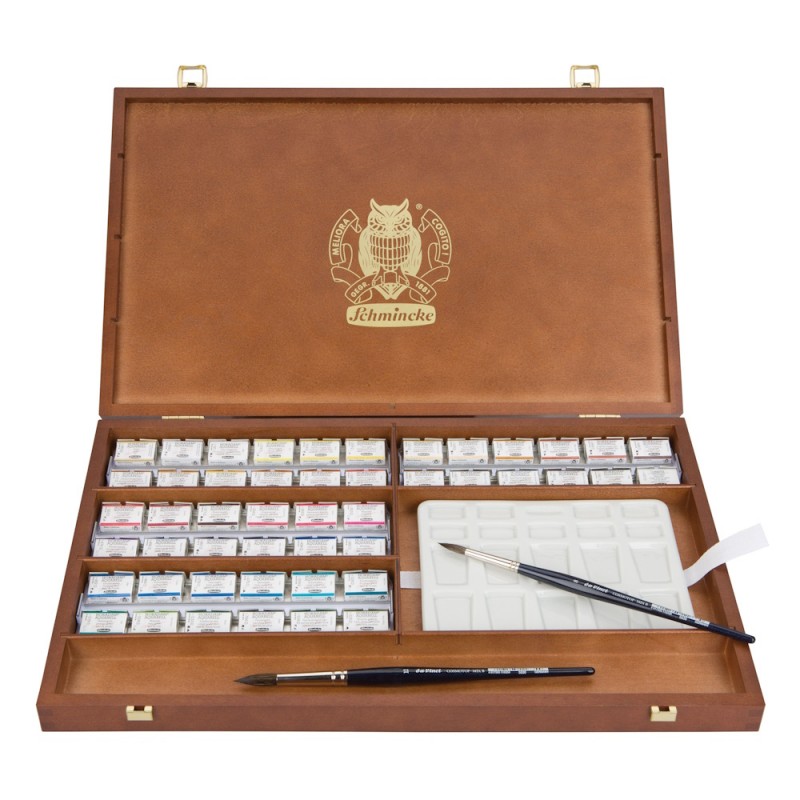 HORADAM Aquarell Premium Wood Box