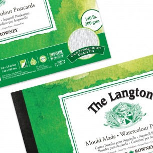 The Langton Watercolour Postcard Pad