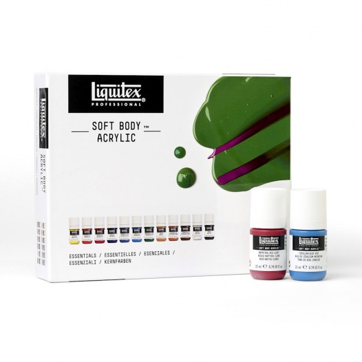 Pro Soft Body Acrylic Essentials Set (12pc)