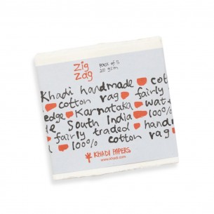 White Rag ZigZag Cards (10pc) White Rag ZigZag Cards (10pc)
