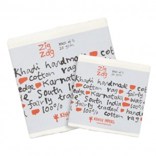 White Rag ZigZag Cards (10pc) White Rag ZigZag Cards (10pc)