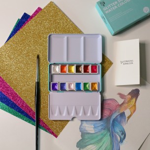 Glitter Watercolour Tin (12pc)