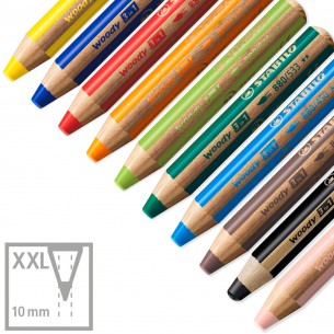 Woody 3-In-1 Pencil Set (10pc) Woody 3-In-1 Pencil Set (10pc)