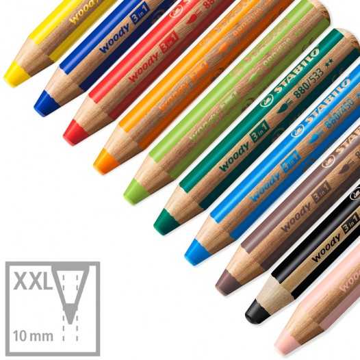 Woody 3-In-1 Pencil Set (10pc)