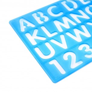 Lettering Stencil Set (5pc)