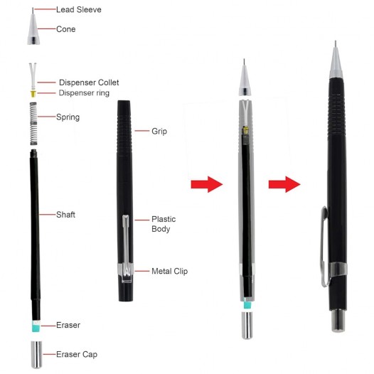 DRAFTEX 0.5mm Mechanical Pencil
