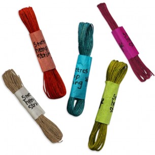 Coloured Hemp String (5m) Coloured Hemp String (5m)