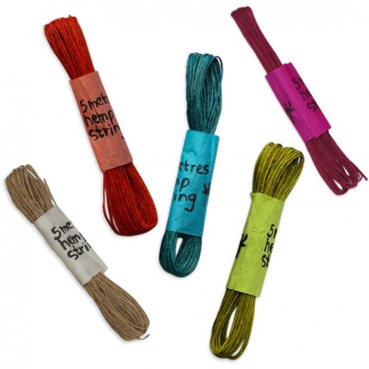 Coloured Hemp String (5m)
