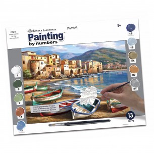 Spiaggia Delta Città Adult Paint By Numbers Set