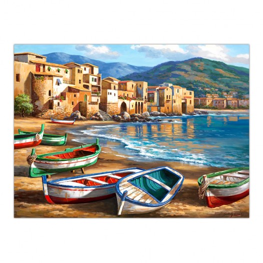 Spiaggia Delta Città Adult Paint By Numbers Set