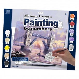 Tower Bridge Adult Paint By Numbers Set Tower Bridge Adult Paint By Numbers Set