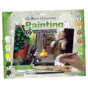 Three Buddies Junior Paint By Numbers Set Three Buddies Junior Paint By Numbers Set