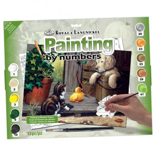 Three Buddies Junior Paint By Numbers Set