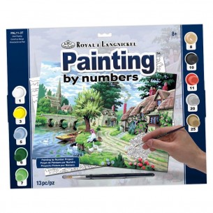 Duck Feeding Adult Paint By Numbers Set Duck Feeding Adult Paint By Numbers Set