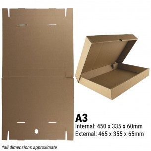 Flat-Pack Cardboard Storage Boxes
