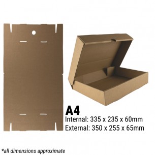 Flat-Pack Cardboard Storage Boxes