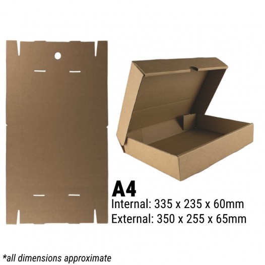Flat-Pack Cardboard Storage Boxes