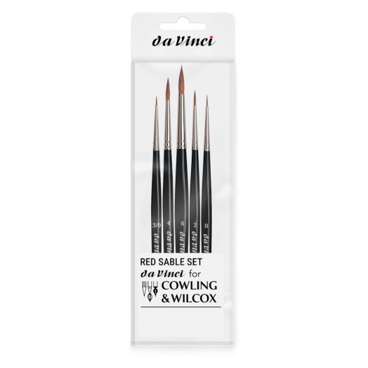 Exclusive Da Vinci Red Sable Brush Set