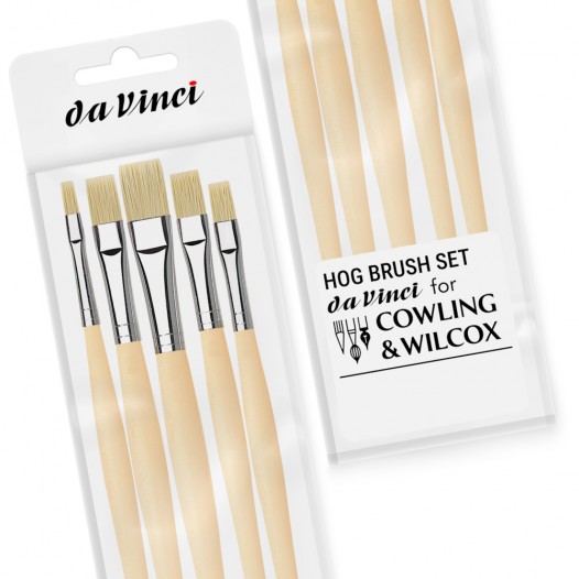 Exclusive Da Vinci Hog Brush Set