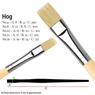 Exclusive Da Vinci Hog Brush Set Exclusive Da Vinci Hog Brush Set