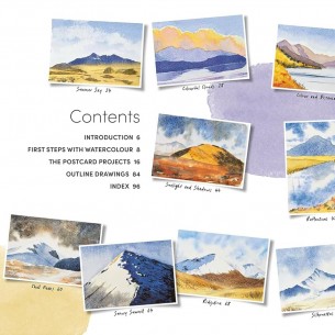 Ready To Paint Postcards: Mountains Ready To Paint Postcards: Mountains