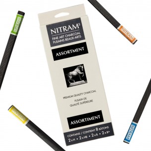 Fine Art Charcoal Assortment (8pc)