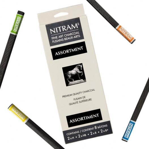 Fine Art Charcoal Assortment (8pc)