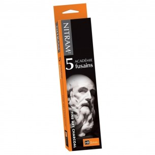 5mm Fine Art Charcoal HB Sticks (5pc)