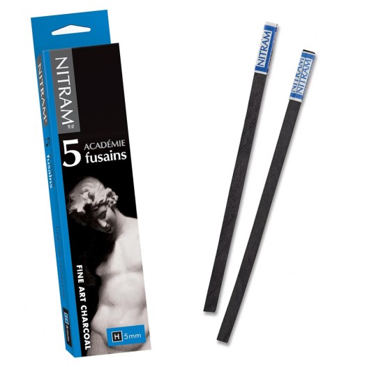 5mm Fine Art Charcoal H Sticks (5pc)