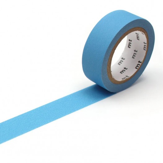 Washi Matte Light Blue Masking Tape