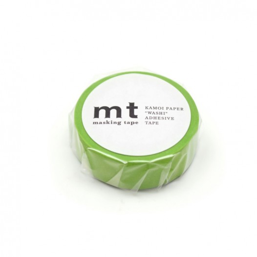 Washi Matte Yellow Green Masking Tape