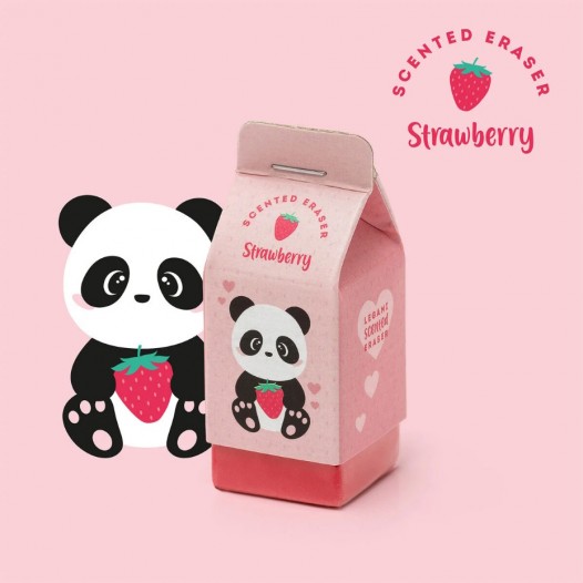 Yummy Yummy Scented Eraser Set: Strawberry