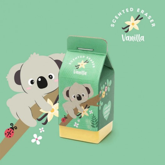 Yummy Yummy Scented Eraser Set: Vanilla